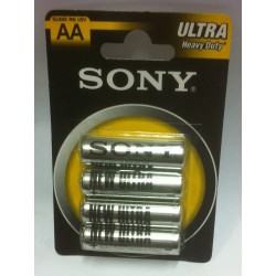 4 Piles SONY ultra AA - R6 1.5v