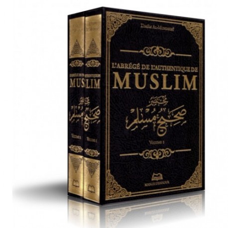 L'abrégé de l'authentique de MUSLIM 2 VOLUMES (Sahih Muslim)