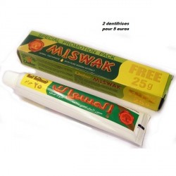 Offre : 2 dentifrices Miswak