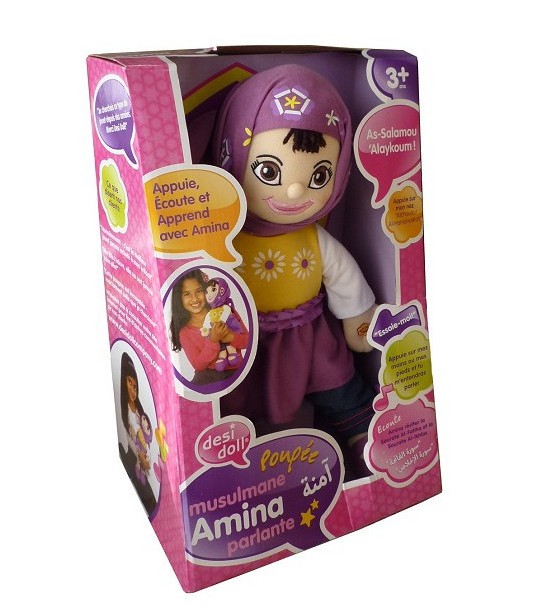 islashop vend la poupée musulmane parlante Amina